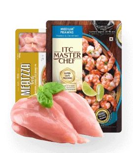 Chicken, Meat & Fish